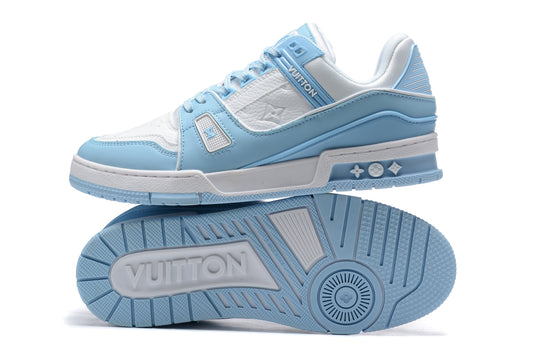 LV TRAINER SNEAKER LIGHT BLUE