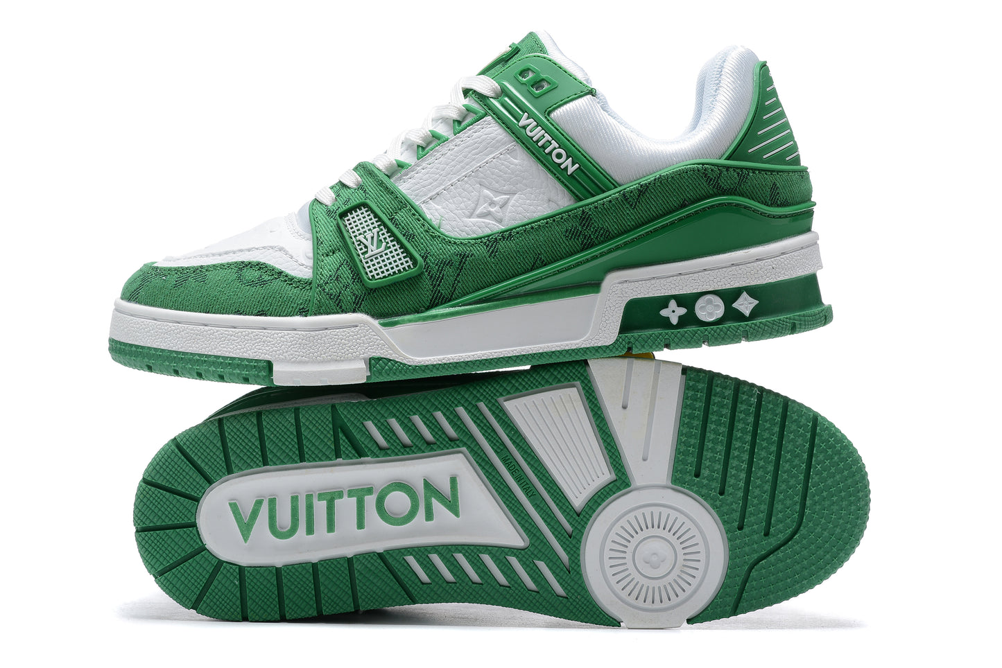 LV TRAINER SNEAKER GREEN