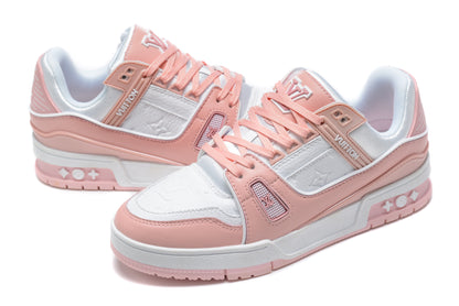 LV TRAINER SNEAKER ROSE