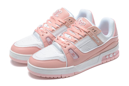 LV TRAINER SNEAKER ROSE