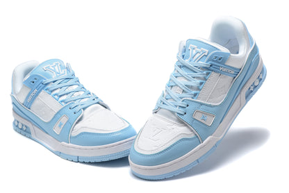 LV TRAINER SNEAKER LIGHT BLUE